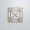Ekena Millwork Small Buxton Decorative Fretwork Wood Wall Panels, Red Oak, 11 3/8"W x 11 3/8"H x 3/8"T WALW12X12X0375BUXRO - alternate 3